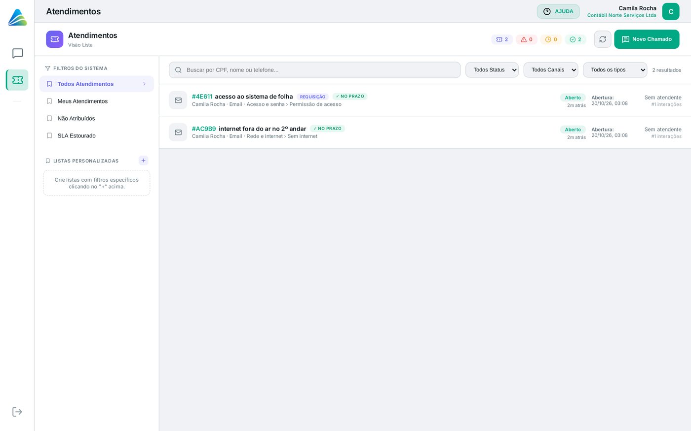 Tela do AltDesk: Entrar no portal